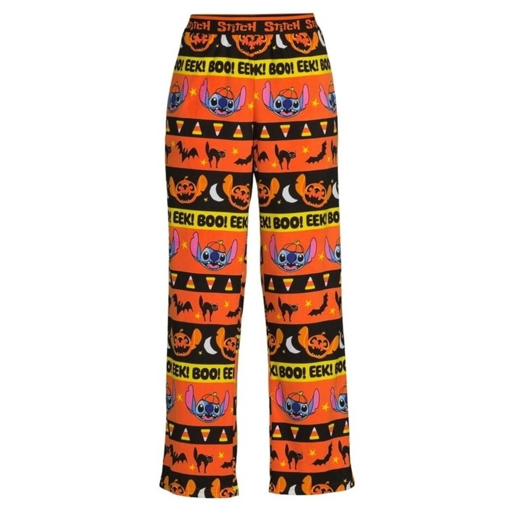 Disney Stich Movie Halloween Themed Fall Pajama Pants Women’s Size XS - Picture 1 of 5